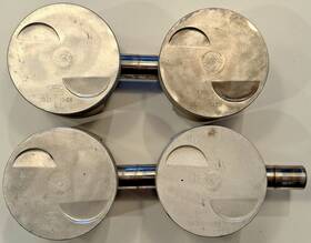 D9ze-6110-bb Ford Mint Used Genuine Oem 1979-80 2.3l Turbo Pistons Set Of 4