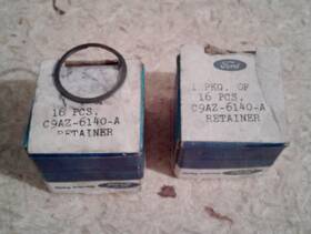 Ford Motor Co. C9az-6140-a Nos Early 1969 Boss 429 820-s Piston Pin Spiral Locks Nib 16