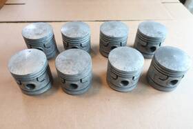 O1t-abc Ford 8 O1t -6110 .005 Over Dome Top Pistons 1935 -1938 1939 -1942 Mercury