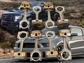 Rfbr3eca1294bb Ford Mustang Gt F150 5.0l Coyote Gen 1 Pistons With Connecting Rods 2011-2014