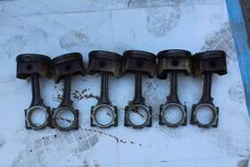 304.fd8199 Ford Truck 1998 1999 2000 Ranger Engine Piston Connecting Rods Set 6 Pieces 4.0l