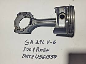 Gm 12568558 3.4l Rod And Piston - Used