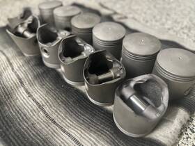 605281 Gm 1937 38 39 40 41 42 46 47 1949 Chevrolet 216 Pistons .020 Over