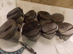 B509r Gm Or Badger Chevy 396 Bbc 030 Cast 21cc Dome Piston Set 1965-69 Big Block 4.124 Bore Size
