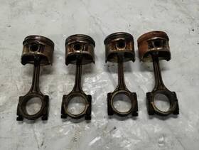 13210-pm6-000 Honda 13010-p28-a00 92-95 Civic Piston Set 1.5l Pm3 - Oem