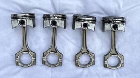 13010-pnd-a01 Honda 2002-2005 Civic Si K20a3 Oem Stock Pistons And Connecting Rods Set 2.0l