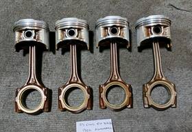 Honda Oem P28-p08 92-95 Civic Ex Si Piston Connecting Rod Set 132k D16z6 One Is Bent