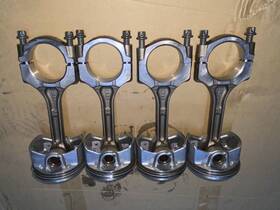 Rbb00 Honda 04-08 Acura Tsx K24a Type S 2.4l I Vtec Pistons And Connecting Rods 4pcs