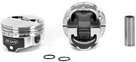 Ic744.030 Icon Pistons Sbm Ft Forged Piston Set 4.030 Bore 5cc