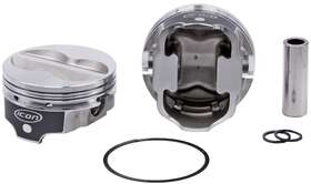 Ic9961.030 Icon Pistons Sbc F/t Forged Piston Set 4.030 Bore 10cc