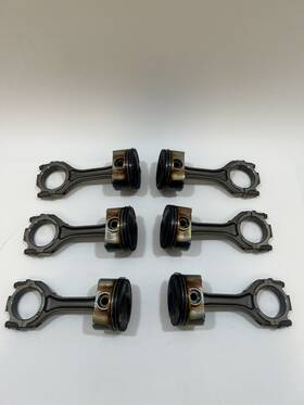 121005ca0a Infiniti Q60 Q50 3.0l V6 Engine Left Piston And Connecting Rod Oem Set 2017- 2019