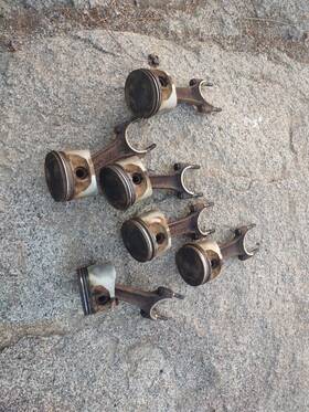 Eac1868 Jaguar 1995-97 Xj6 Vdp X300 4.0l I6 Engine Motor Crankshaft Piston Set Oem