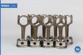 Xw936k109aae Jaguar 00-02 Xkr X100 Aj27 4.0l V8 Engine Crankshaft Piston Rod Set Of 8 Oem