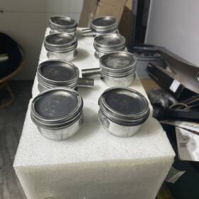 1-4812-3572 Je Piston Set 3.572 Inch Bore Dishtop 2v For Ford 4.6l Mod 1.202 Ch 8.8 1 Com