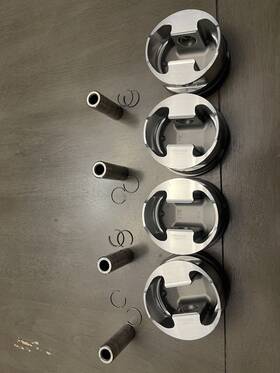 242880 Je Pistons Vw Mk4 Jetta Gli/gti 1.8t 20v 81mm Bore 8.5 1 Compression Pn
