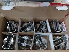 Je Pistons 324858 Set Of Eight Balanced For 4.005 Bore Gm 602 Crate Motor