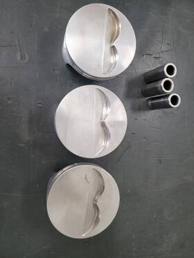 36769 Je Pistons 3 Only Srp 383 5.7 Flat Top