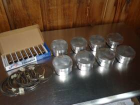 Je4.125 Je Pistons Engine Dome Piston Chevrolet Chevy 4.125 Inch Bore Set Of 8