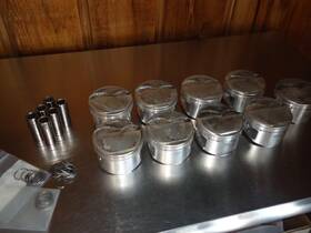 Lsp4 Je Pistons Engine Piston Ls 5.3l Chevrolet Chevy 3.785 Inch Bore Lot Of 9