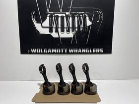 53020507 Jeep 2.5 Set Of 4 97-02 Wrangler Tj Factory Piston Connecting Rods Oem Cc R7