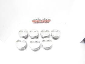 Hc9906 Keith Black Claimer Flat Top Pistons 030 5.7 Rod 383 Sbc Imca Ump Demo