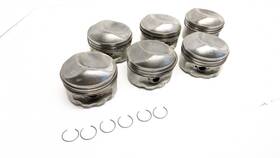 95175 Kolbenschmidt 6 Nikasil Plated Pistons 911 Carrera 3.2 Liter 95mm 9.5 1 Compression