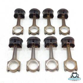 4743588 Land Rover 05-09 Range Sport Lr3 L320 L322 V8 4.4l Engine Piston And Rod Set Of 8 Oem