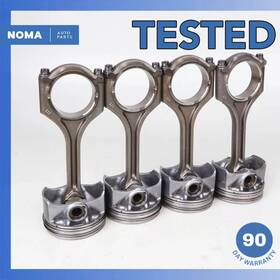 Ag9g6011bc Land Rover 12-17 Range Evoque L538 2.0l Engine Piston Connecting Rod Set Of 4 Oem