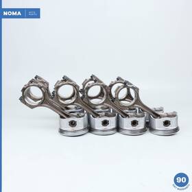 1310150070 Lexus 01-10 Z40 Sc430 3uz-fe Engine Motor Piston Connecting Rod Set Of 8 Oem