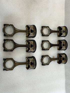 304.le1507 Lexus 2006 2007 2008 2009 Rx400h Engine Pistons 6 Pieces