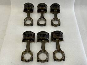 304.le1h91 Lexus 1990 1991 Es250 Motor Engine Pistons 6 Pieces