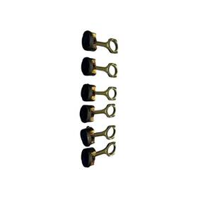 At4z-6108-c Lincoln 2012-2019 Ford Lincoin 3.5l 3.7l V6 Engine Piston Set 6 With Rings And Rods