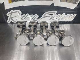 930200630 Mahle Scat Pistons Rods Combo Fits Sb Chevy 4.030 Bore 6.000