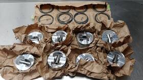 590930 Manley Piston Set Of 8 4.030 Bore With Rings