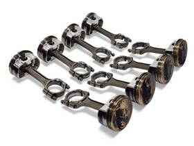 592300 Manley Ls Piston Set 4.125in -5.00 Cc With Sportmaster Connecting Rods
