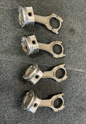 632700b Manley Set 4 Rods&pistons Fa20f Used
