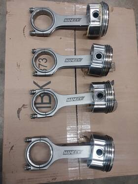 637000c-4 Manley Performance Pistons And Rods 2.3 Mustang Ecoboost