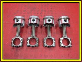 B6z2-11-sa0c Mazda 90-93 Miata Mx-5 1.6l Na6 Set Of 4 Pistons And Rods 104k 5204