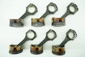 1130300317 Mercedes-benz 1999-2006 Ml350 Ml500 G500 Engine Motor Piston Connecting Rod 6-set Oem