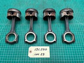 2710301520 Mercedes-benz 12-15 Slk250 C250 M271 Engine Piston And Connecting Rod Set Oem