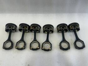 304.mb1r10 Mercedes-benz 2010 2011 E350 W212 Rwd Engine Motor Piston Rods 6 Pieces
