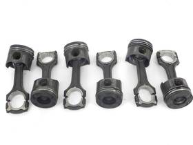 646-030-02-17 Mercedes-benz Complete Set Of 6 Pistons And Connecting Rods For 05-06 E320 Cdi Diesel W211 Om648