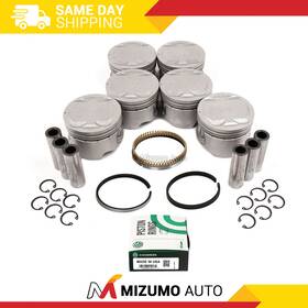 Ma-4216946132 Mizumo Auto Pistons With Rings Fit 90-97 Infiniti J30 Nissan 300zx V6 3.0 Vg30de