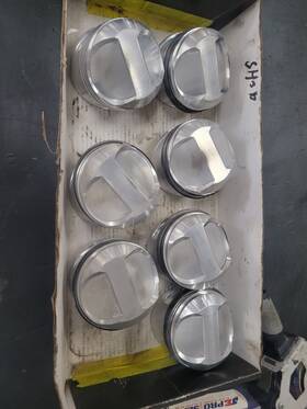 Mopar 748359 Hemi Forged Pistons 7 Only With Rings