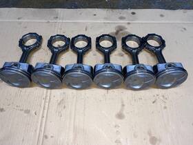 Vq35dd Nissan 17-20 Pathfinder 3.5l Pistons And Connecting Rods