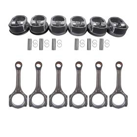 Oe Quality 13101-0p020 Pistons With Rings Connecting Rod For Toyota 4runner Tacoma Fj Cruiser 131010p020