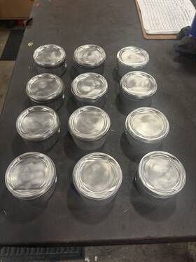 Oem 001420828 86-89 Lamborghini Countach Piston Set Of 12