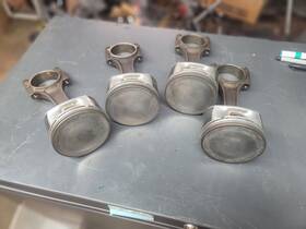 549aab Oem Mahle 2006-2010 Dodge Charger R/t 5.7 Hemi Pistons With Connecting Rods