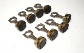 11241406978 Original Factory Genuine Engine Crank Connecting Crankshaft Piston Rod S62 Motor Oem Bmw E39 E52 Set