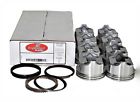 P3016-m40058 Enginetech Piston Ring Kit Chevy Flat Top Moly Rings